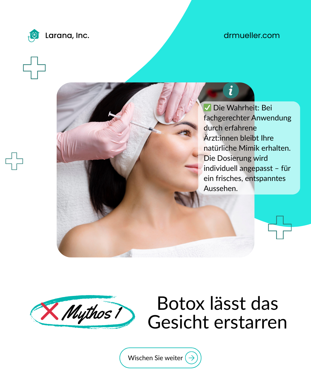 Instagram Post Beispiel - Dr. Müller Ästhetik
